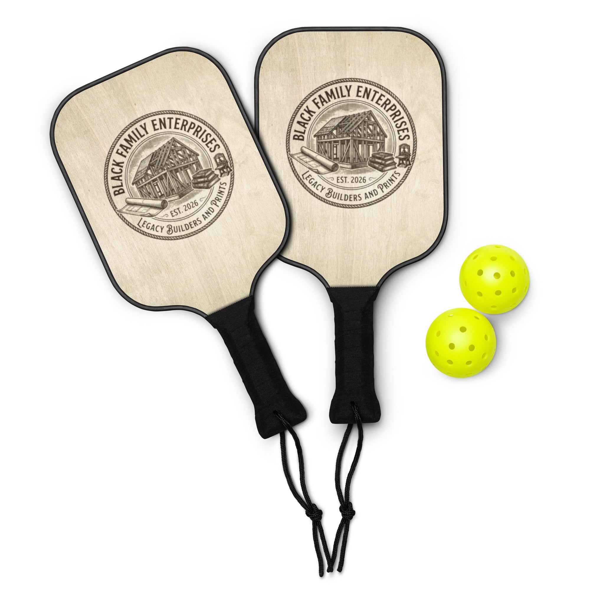Pickleball paddle set - Legacy Builders and Prints